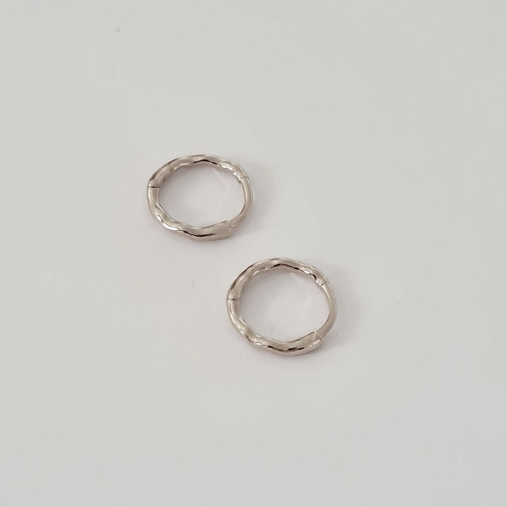 Boucles d'oreilles créoles argent 925 1,2 cm Seven Bellaime 3