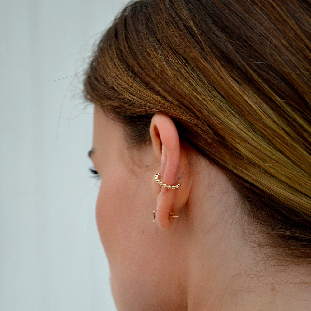 Ear cuff plaqué or 18K Gala Bellaime 4