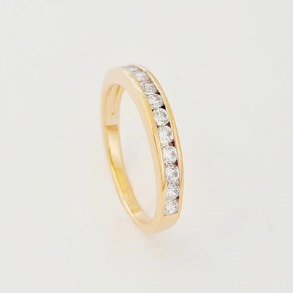 Bague femme plaqué or 18K zirconium All In Bellaime