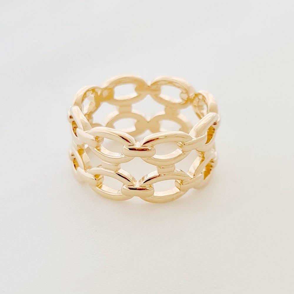Bague Unchained - Plaqué Or 18K - Bellaime