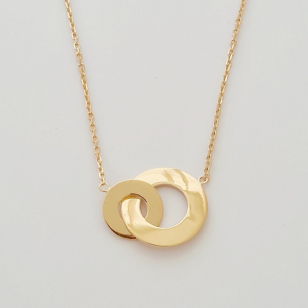 Collier You and Me - Plaqué Or 18K - Bellaime